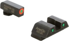 AMERIGLO Trooper Glock Green Tritium Orange Outl/Green Tritium Serrated SQ