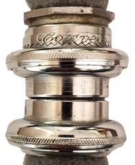 RARE VINTAGE 1950s Torevess Grand-Lux FRENCH THREADED Headset Pre-Stronglight GC