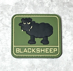 Black Sheep Tactical Morale Patch, 3D PVC Rubber Seal Recon Blacksheep Patch