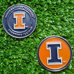 University of Illinois Fighting Illini Golf Ball Marker New
