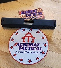 Glock 19 OEM-style slide with rear serrations