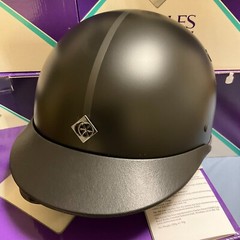 Charles Owen JR8 Ltd Riding Helmets -Several Sizes – Black -Painted – Brand NEW