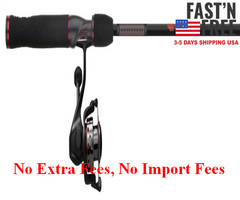[USA WAREHOUSE] Ugly Stik Spinning Combo, 6’6″ Medium Fishing Rod, 35 Size Reel