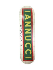 Chocolate Gino Ianucci Tiles Red Green Yellow Size 7.9″ Vintage NOS Deck