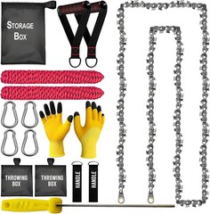 55 Inch High Limb Rope Saw Dual Sided Pocket Chainsaw Tree Cutting Tool