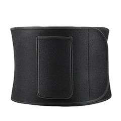 Waist Sports Support Waistband Fitness Gym Weightlifting Wide Belt With Pocket