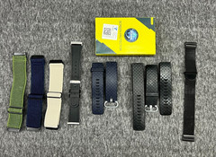 Fitbit Sense 2 – Lot Bands Screen Protectors Milanese Leather Sport Nylon Bundle