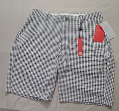 Redvanly Printed Hanover Short 9” Color Bright White/Blue Size Medium NWT