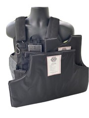 Green2 Tactical Black Vest With Level 3a Soft Armor Inserts