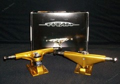 TITAN TI-LITE 5.0 GOLD Skateboard Trucks One Pair (2 Trucks) for 7.5-8.0″ Decks!