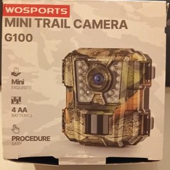 WOSPORTS G100 Trail Camera 1080P (1920×1080) Night Vision Battery Hunting