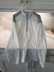 Mens Nike Golf Tour Performance Dri-Fit XXL 2XL long sleeve pullover zipper