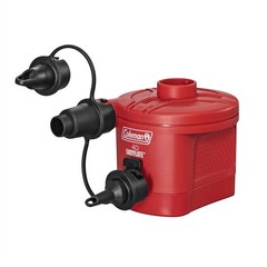 Coleman EasyFlate 4D Electric Air Pump, Battery Powered Inflator with 3 Adapters