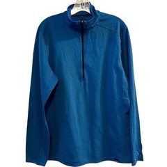 Patagonia Men’s L Blue 1/4 Zip Pullover Baselayer Long Sleeve Top