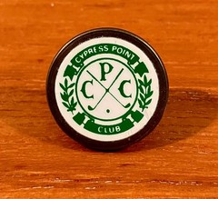 Vintage Cypress Point Club (California) Metal Stem Logo Golf Ball Marker