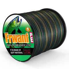 Frwanf 1000M/1093Yards PE X4 Dyneema Braided Fishing Line Thread 6LB-100LB USA