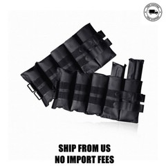 CAP Barbell 20 lb. Adjustable Ankle Weights, (10lb x 2)