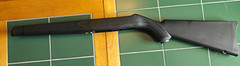 Ruger 10/22 OEM Synthetic Rifle Stock Black Checkered Grip .22 Long Rifle