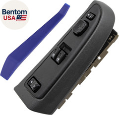 Master Power Window Switch Button Front Left Driver Side & Bezel with Folding Mi