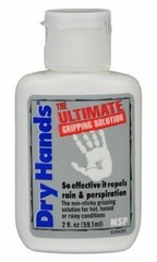 DRY HANDS 2 oz. Sport Grip Liquid Powder for Pole Dancing, Golf, Tennis, Rain