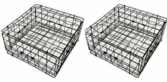 2 Pack of KUFA 24″ Vinyl Coated Crab Trap (24″X24″X12″) S60x2