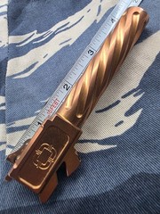 (NO CA SALES!) SHADOW SYSTEMS BARREL 9MM FS BRONZE FLUTED Used 4 Inch