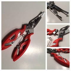 5″ Alloy Fishing Pliers Scissors Line Cutter Remove Hook Tackle Tool Wire Lures