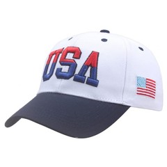 Adjustable Baseball Cap – Sports Cap for Outdoors, USA Flag Embroidery, Cotto…