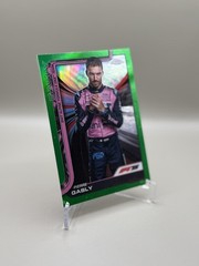 2025 Topps Chrome Formula 1 F1 Pierre Gasly Green RayWave /99 Portrait SP