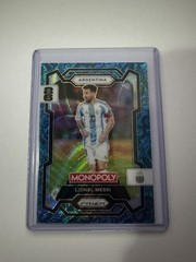 2026 PRIZM Monopoly World Cup LIONEL MESSI Boardwalk Blue Icons SSP #1 ARGENTINA