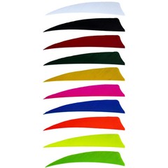 King Feathers – Shield Cut – 4″ – Solid Color Feathers