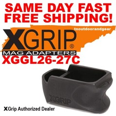 X-Grip for GLOCK26-27 Fits G19 23 Mag for use on G26 27 Pistols FAST SAME DA…