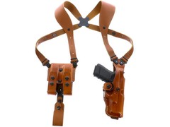 Galco Vertical Shoulder Holster Ambidextrous Beretta 92, 92F, 92FS, 96 Leather