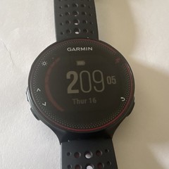 Garmin Forerunner 235 GPS Bluetooth Running Watch Black/Red w/ Charging Cable