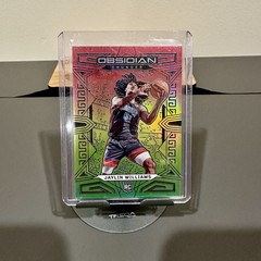 2022 Obsidian Jaylin Williams RC Rookie Red Yellow Green Reggae Flood /75 SP SSP