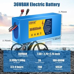 48V 36V 8Ah/10Ah/15Ah/20Ah Battery For 200W-1200W Ebike Electric Bicycle Bike