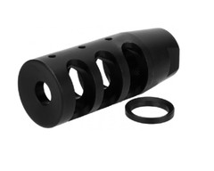 9mm 1/2×28 TPI Compensator Muzzle Brake USA Made Nitride + Free Crush Washer