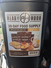 READY HOUR BUCKET 1 OF 2 ONLY OF 4-WEEK EMERGENCY FOOD SUPPLY 30 DAYS NEW SEALED
