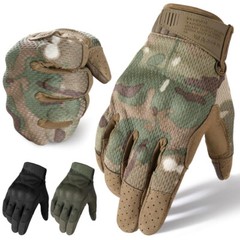 Tactical Airsoft Shooting Gloves Touch Screen Fingers Motorcycle Cycling Gloves