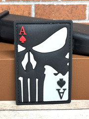 Sniper PVC Patch – Tactical Morale Sniper Ace Card Gun Patch – Punisher Patch