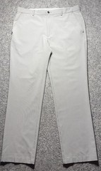 Greg Norman Golf Pants Mens 36×32 Gray Straight Legs Activewear Casual Stretch