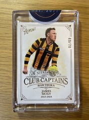2024 Select AFL Supremacy James Sicily Club Captains 49/70 – Card #C37