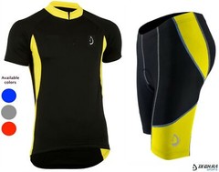New Mens Cycling Jersey Summer Bicycle Riding Top + Short Padded Biking Tights