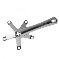 Origin8 Alloy Triple Crank Arm Set 165mm Aluminum 113.5mm JIS Square Taper