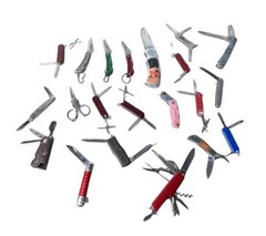 Lot of 20 Pocket Knives And Multi Tools Approximately 1 Lbs 10 Oz