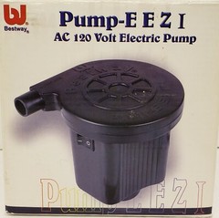 NIB~BESTWAY USA~INFLATABLES PUMP-EEZI~AC 120 VOLT ELECTRIC AIR PUMP~INDOOR USE