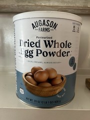 Dried Whole Egg Powder Can – Pasteurized Eggs for Kitchen use, Baking meals &…