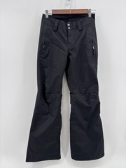 The North Face Ski Snowboard Pants Womens Black Logo Dryvent Zipper Pockets XS