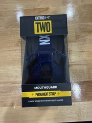 Nxtrnd Two Football Mouthguard Football Mouthpiece Navy Blue Adult