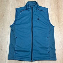 FootJoy ThermoSeries Mens Golf Vest Teal Blue Full Zip Performance Medium
